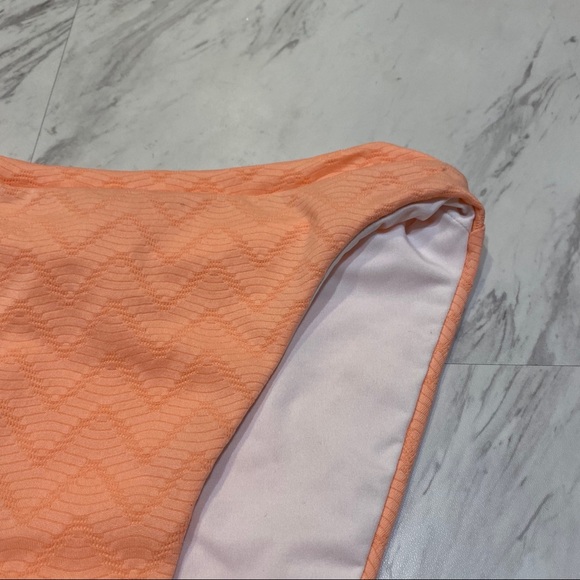 New! BECCA French Cut Peach Swim Bikini Bottoms S - Picture 6 of 9